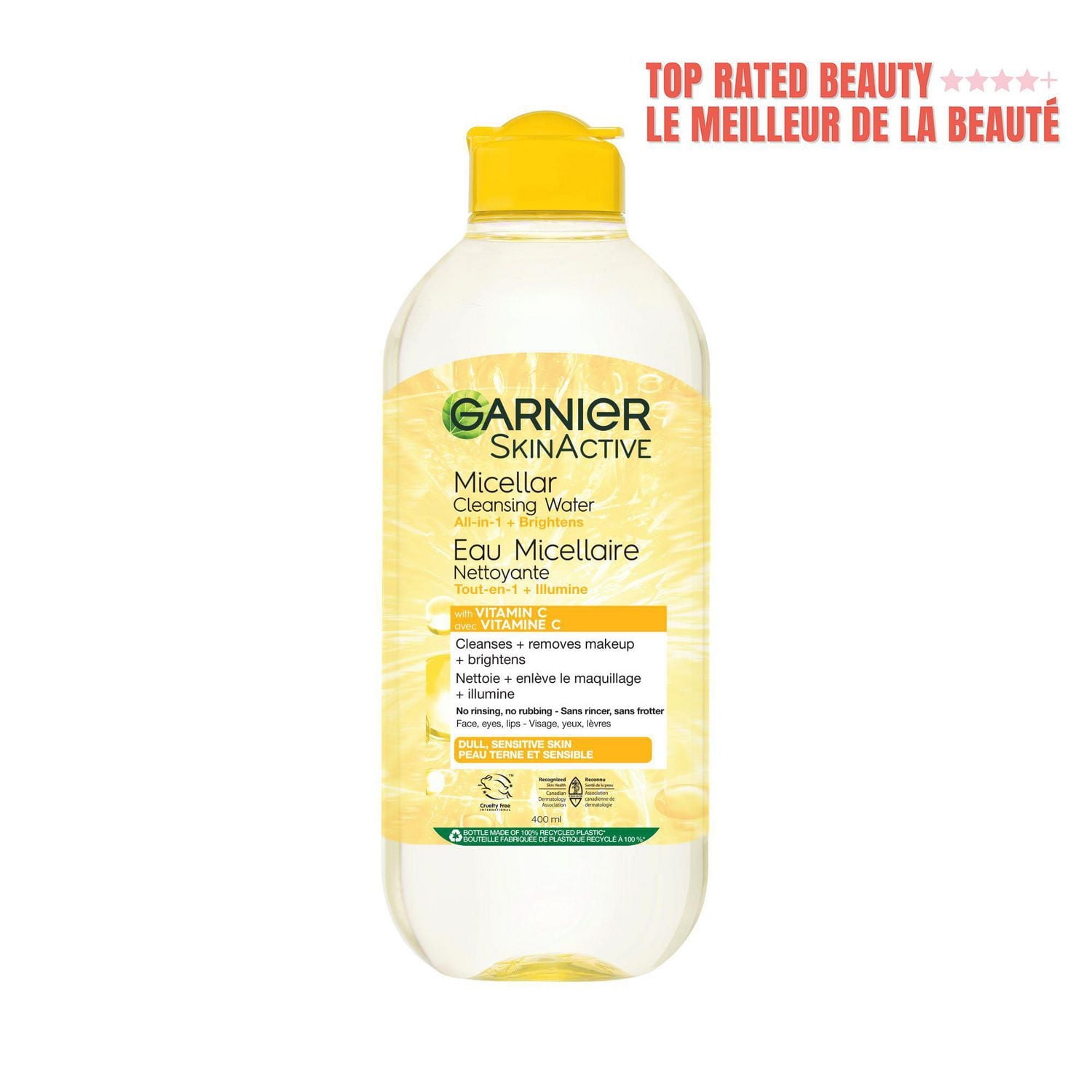 Garnier Micellar Water with Vitamin C, Facial Cleanser & Makeup Remover, Brightening & Hydrating,  700ml, Makeup remover