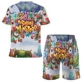 thumbnail image 2 of My Singing Monsters Boys Girls Short Sleeve Mesh T-Shirt And Shorts Outfit Set Summer Clothes Set for Kids, 2 of 8