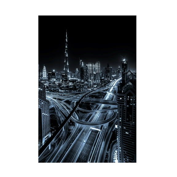 Trademark Fine Art Hasan Shaboot hub of the light Canvas Wall Art