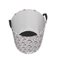 thumbnail image 3 of Goofa Sea Turtle Printed Circular Hamper,Laundry Basket with Handles,Storage Baskets Foldable,Large Capacity Laundry Hamper-Small, 3 of 8