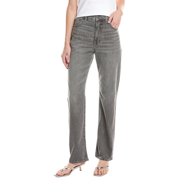 Madewell womens 90s Hallandale Straight Jean, 33, Black