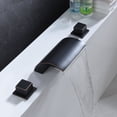 thumbnail image 3 of sumerain High Flow Roman Tub Faucets Oil Rubbed Bronze,Waterfall Tub Filler Faucet Deck Mounted, 3 of 15