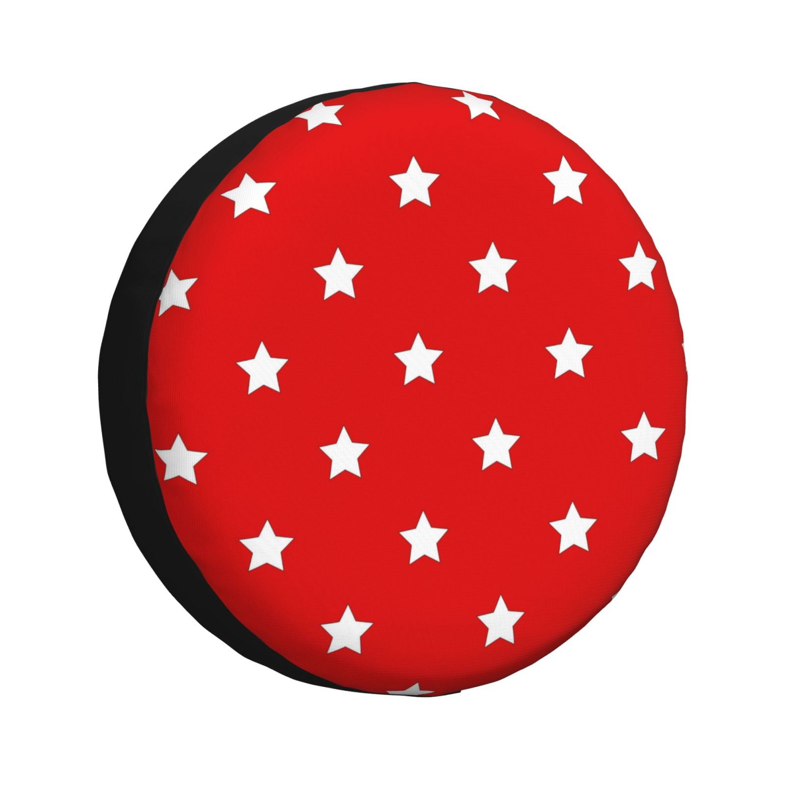 DouZhe Waterproof Spare Tire Cover, Patriotic Red Stars Prints