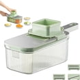 thumbnail image 2 of Eewia Coupe-Légumes en Solde, Nouvelle Râpe Multifonctionnelle Six Outils de Coupe Hachoir à Légumes Rond Hachoir à Aliments avec Récipient Hachoir à Légumes avec Récipient, 2 of 7
