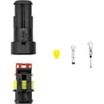 thumbnail image 2 of Conector eléctrico impermeable para coche de 10 Uds., conector de 2 pines, conector de cable para automóvil, para coche, camión y motocicleta, 2 of 5