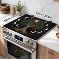 thumbnail image 4 of Stove Top Cover for Home Decoration Kitchen Pad Non-Stick Washable Cooktop Covers Countertop Protector Keep Stove Clean 28"x20" (Tree of Life-2), 4 of 7