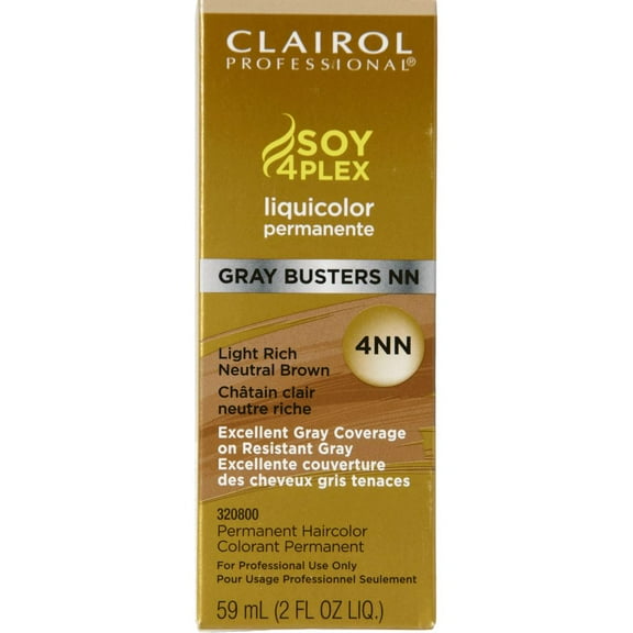 Clairol Professional Liquicolor Permanente Hair Color 4NN Light Rich Neutral Brown