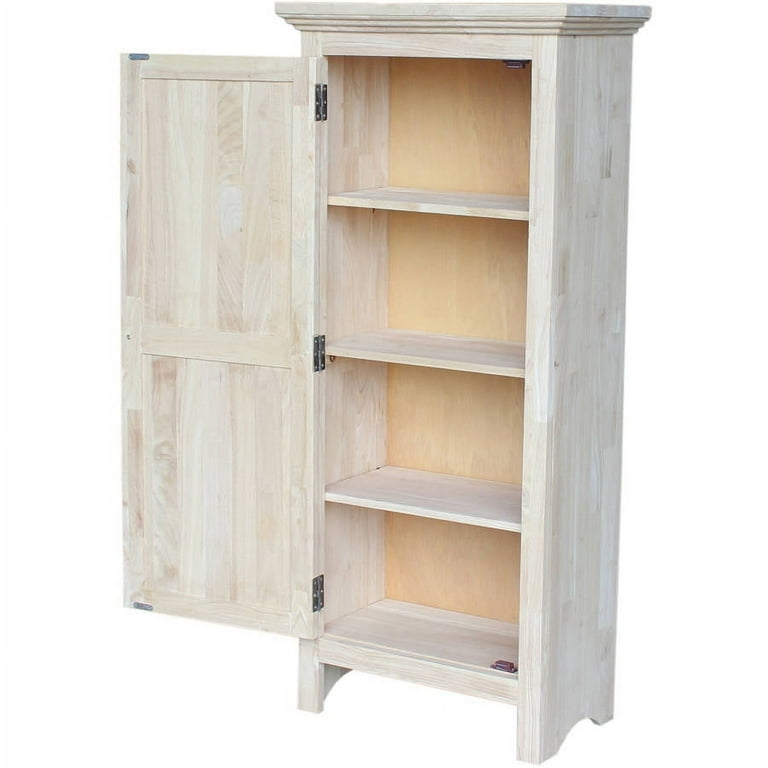 International Concepts Home Accents Unfinished Wood 51 Single Jelly Cabinet Com