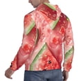 thumbnail image 6 of Sikiie Refreshing Watermelon Slices Men's Hoodie, Essentials Hoodie, Sweatshirt, Pullover Hooded Sweatshirt for Men-4X-Large, 6 of 7