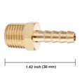 thumbnail image 2 of U.S. Solid 1/4 in Barb x 1/4 in MNPT Brass Fitting Hose Adapter, 2 of 4