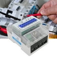 thumbnail image 2 of Energy Meter Power Meter 3 Phase 4 Wire Energy Meter Digital Display Energy Meter 380v Power Meter DDS024T 3 Phase 4P Electronic Energy Meter 380V LCD Digital Display DIN Rail With, 2 of 8