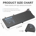 thumbnail image 4 of 56Wh RRCGW Laptop Battery for Dell XPS 15 9550 Precision 5510 Sereis Notebook PC, 4 of 9