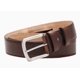 thumbnail image 1 of Cinturón de viaje de PU con bolsillo oculto para dinero, con cremallera oculta, antirrobo Cashsafe para hombre, color marrón, 1 of 5