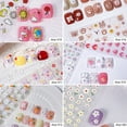 thumbnail image 5 of Pegatinas de grafiti para uñas, calcomanías abstractas autoadhesivas con diseño de hojas de rosa y cara de mujer, decoración de uñas para mujeres, niñas y niños., 5 of 5