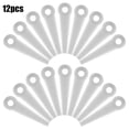 thumbnail image 3 of Allume 12Pcs Trimmer Head Blades Replacement Poly Cut Blades Nylon Trimmer Blade Compatible with STIHL Strimmer Polycut Blades Fits FS38 FS40 FS50 FS55 FS56 White, 3 of 9