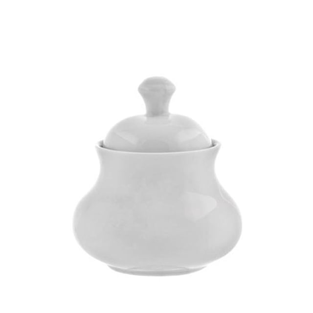 Ten Strawberry Street Royal White - 12 Oz Covered Sugar Bowl
