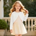 thumbnail image 2 of Gaexia Girls Cardigan Sweater Knit Open Front Long Sleeve Lightweight Casual Layering Top for Autumn Back to School, 2 of 4