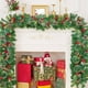 thumbnail image 3 of Ratán navideño de 270 cm con piñas y bayas rojas, ideal para decorar chimeneas, escaleras, pasillos, marcos de puertas, etc. (Apta de pino y bayas rojas)., 3 of 6