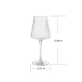 thumbnail image 5 of Better Homes & Gardens Glass 17 oz Ribbed Wine Glass, Clear, 5 of 5
