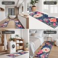 thumbnail image 5 of Pioneer Flower Floral Print Pattern Kitchen Rugs Sets Of 3,Kitchen Runner Rugs Non Skid Washable,Decorative Kitchen Floor Mats for Kitchen,Sink,Laundry,17"x30"+ 17"x47" + 17"x59", 5 of 6