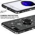 thumbnail image 5 of SOGA Diamond Bling Glitter Cute Phone Case with Kickstand Compatible for iPhone 8 Case, iPhone 7 Case,Rhinestone Bumper Slim with Ring Stand Girls Women Cover for iPhone 7/iPhone 8 Phone Cover Black, 5 of 5