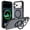Graphite black, variant on 360 Degree Rotatable Ring Case for iPhone 17 Pro , (Compatible with MagSafe) Shockproof Phone Cover with Stand & Ring Holder