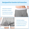 thumbnail image 3 of CARER Unisex Adult Diaper Cover Reusable Leakproof Waterproof Underwear for Incontinence, 3 of 8