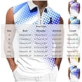 thumbnail image 3 of Yaoyar Men's Golf Tank Tops Half Zip Sleeveless Undershirts Summer Casual Zipper Sports Athletic Tees Shirts, 3 of 5