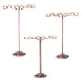 thumbnail image 4 of 3x Iron T Bar Earring Necklace Jewelry Display Stand earrings display Rack Copper-Balance, 4 of 9