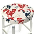 thumbnail image 3 of Naloa Roosters Round Bar Stool Cushion Cover 12-14 inch, Fits Kitchen, Office, Restaurant Chairs - 14 inch, 3 of 7