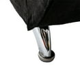 thumbnail image 6 of Modern Recliner Chaise Chair, Upholstered Linen Chaise Lounge Indoor Chair with Metal Legs and Side Pocket, Massage Long Lounger Lazy Sofa Chair with Backrest for Bedroom Living Room, Black, 6 of 7
