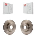 thumbnail image 1 of CMX Front Disc Brake Rotors Pair for Car 2005-2012 Acura RL K8-100397, 1 of 8