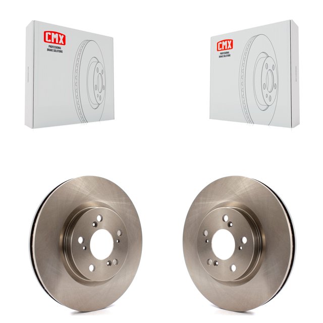 CMX Front Disc Brake Rotors Pair for Car 2005-2012 Acura RL K8-100397