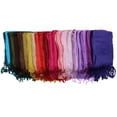 thumbnail image 1 of Kuldip Écharpe Style Pashmina. Couleurs Mélangées. (Lot de 10), 1 of 1