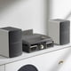 thumbnail image 5 of Edifier R1280DB Powered Bluetooth Bookshelf Speakers - Optical Input - Wireless Studio Monitors - 4 Inch Near Field Speaker - 42w RMS - Wood Grain (White), 5 of 5