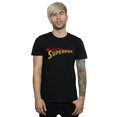 thumbnail image 2 of DC Comics Mens Superman Telescopic Crackle Logo T-Shirt, 2 of 5