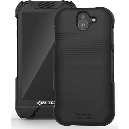 Wireless PROTECH Case Compatible with Kyocera DuraForce Pro 2 Phone Models E6910 and E6920 Durable Hard Shell Case Cover Black Wireless PROTECH Case Compatible with Kyocera DuraForce Pro 2 Phone Models E6910 and E6920 Durable Hard Shell Case Cover Black