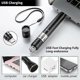 thumbnail image 2 of Usb Laser Pen Head Remote Flashlight Aluminum Alloy Teaching Sales Laser Pointer Pen Can Tease Pet, 2 of 5