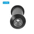 thumbnail image 3 of Uxcell 1/2" 2Pcs Door Viewer Peephole Zinc Alloy Privacy Door Viewer for Security Home Black, 3 of 7