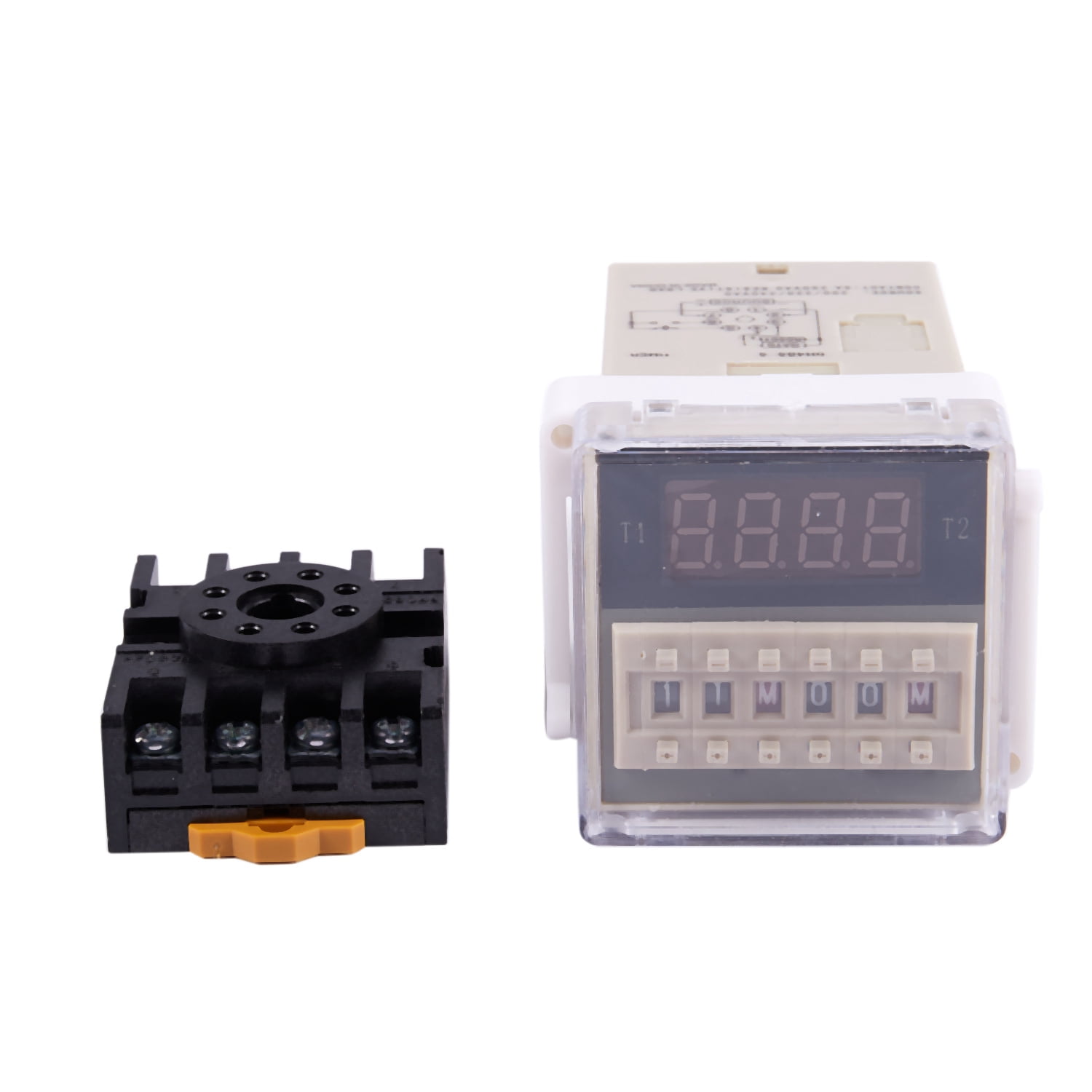 AC 220 V dh48s-s Digital PRECISION PROGRAMMABLE TIME DELAY Relay with Socket 