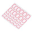 thumbnail image 2 of 12 Sheets Self-adhesive Labels Simple Marker Stickers Handwritten Name Pastes Price Stickers for Home Office School, 2 of 8