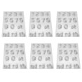 thumbnail image 4 of 6PCS Clear Stamps DIY Decorative Number Words Transparent Stamps for Handbook Card Making Scrapbooking, 4 of 5