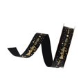 thumbnail image 1 of Happy Birthday Ribbons DIY Gift Ribbon Cake Box Wrapping Wrapping for Cake Box Flowers Black 20Yard, 1 of 9
