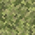 thumbnail image 1 of Ahgly Company Machine Washable Indoor Square Transitional Fern Green Area Rugs, 5' Square, 1 of 7