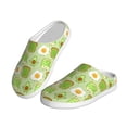 thumbnail image 2 of KLL Avocado And Toast Pattern Adult Unisex Cozy Slippers,Fuzzy Slip-on Slippers TPR Sole Slippers Comfort Plush Home Footwear for Indoor & Outdoor-8, 2 of 7