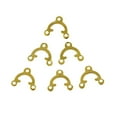 thumbnail image 2 of Guardoinrt Superbe Filigrane 3 Trous Connecteur Menuisier Bijoux Bricolage Résultats Or 1Set, 2 of 5