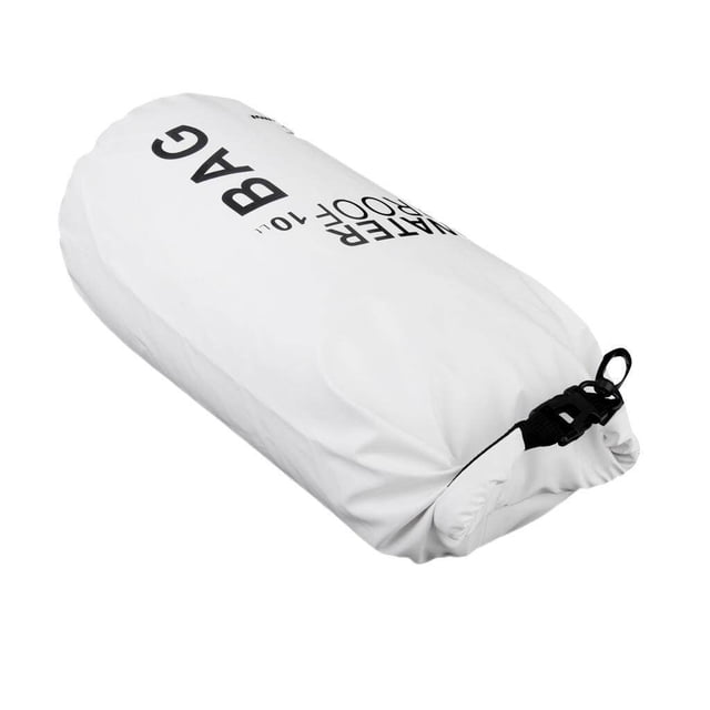 Langgg 10L Waterproof Bag Pouch Camping Boating Kayaking Rafting Canoeing White