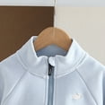 thumbnail image 6 of Zanarzt Kids Jackets Boys Toddler Girls Boys Fleece Jacket Kids Sherpa Lined Jackets Fall Spring Warm Coats Clothes for Baby Blue,18-24 Months, 6 of 7