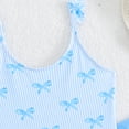 thumbnail image 6 of XEGLSBU Girls Swimsuit with Shorts 8-10 Girls Bikini Swimsuit Backless Tankini Cute Swimwear for Kids Summer Beach Pool Sky Blue Size 5-6 Years, 6 of 8