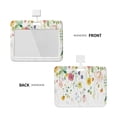 thumbnail image 2 of Kdxio Wildflowers Card Badge Holder Work Badge Sleeve for Office, School, Factory, ID Credit Cards, Driver Licenses and Passes, 2 of 7